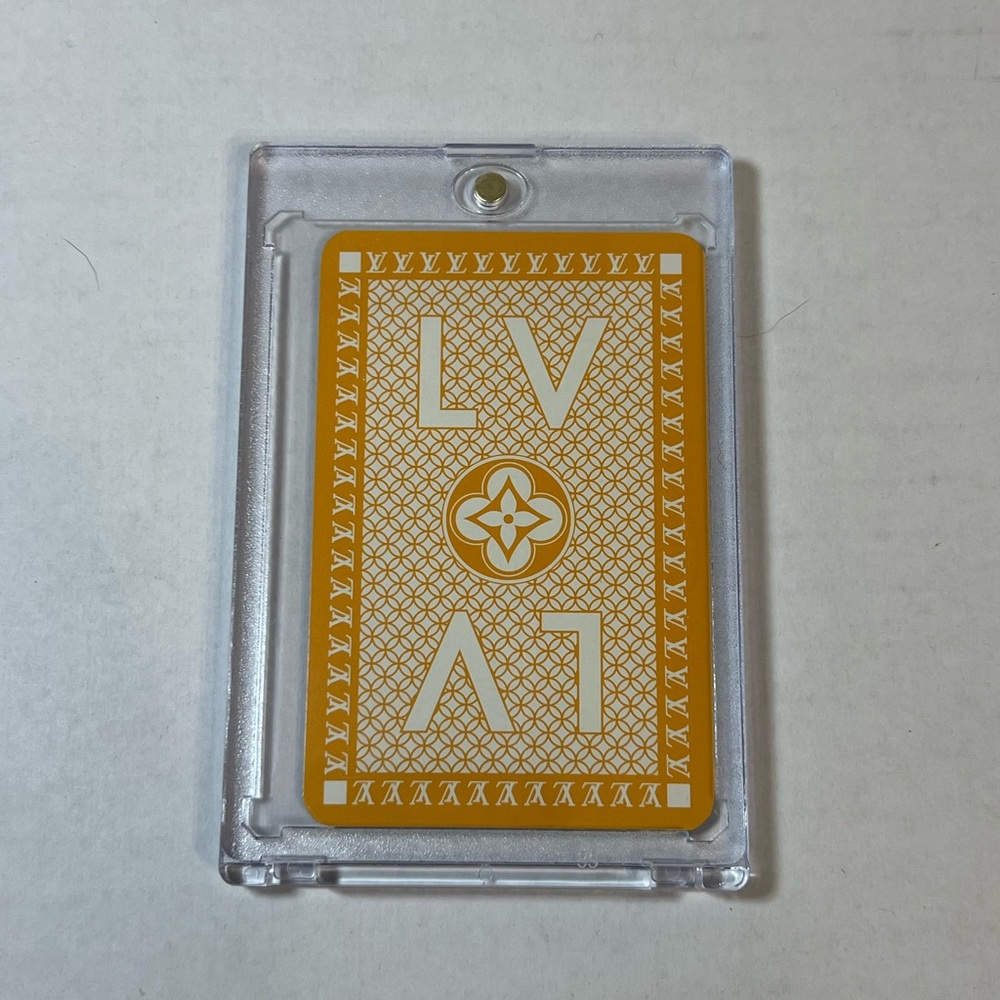 Louis Vuitton playing card 4 of spades